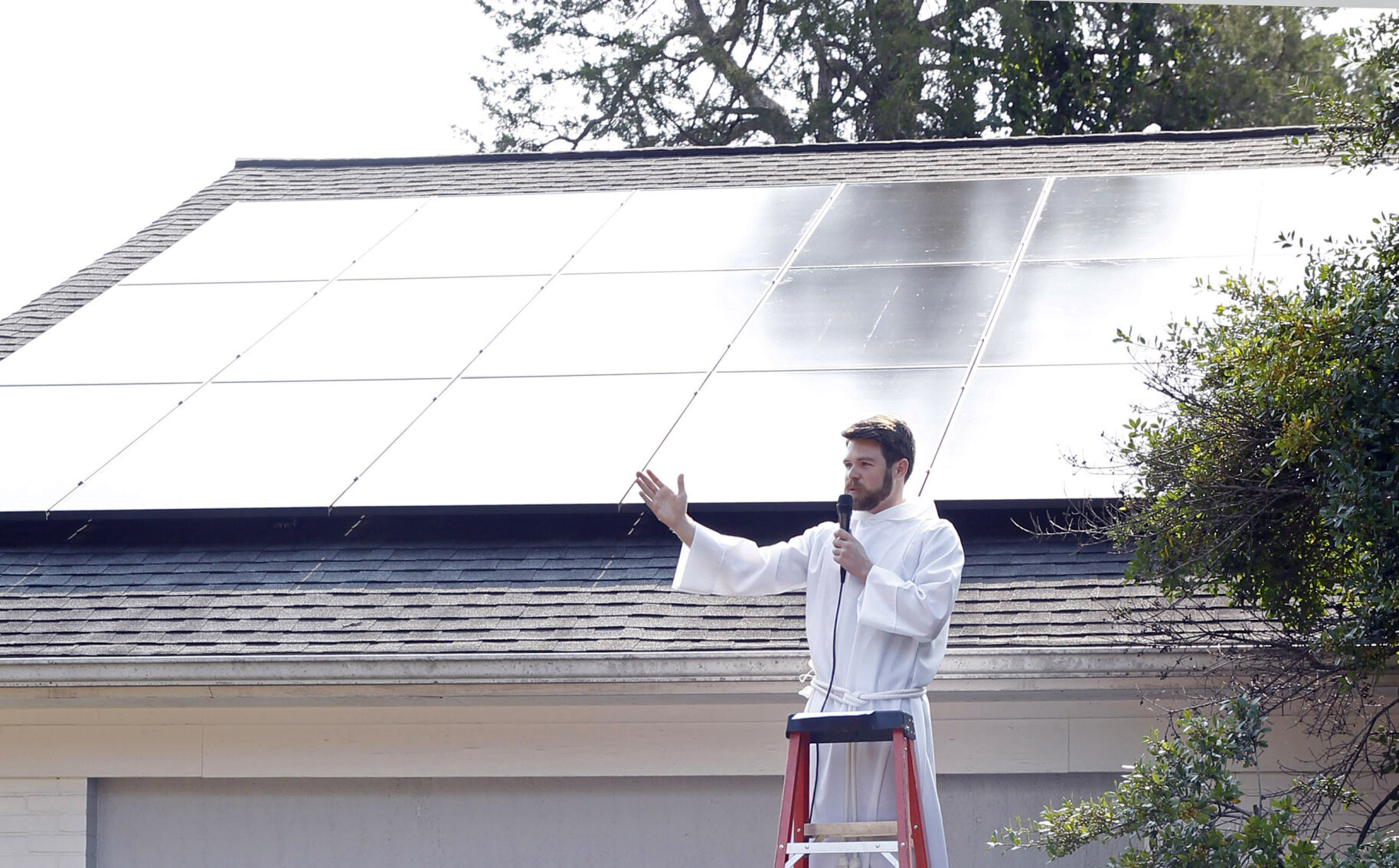Blessing of solar panels